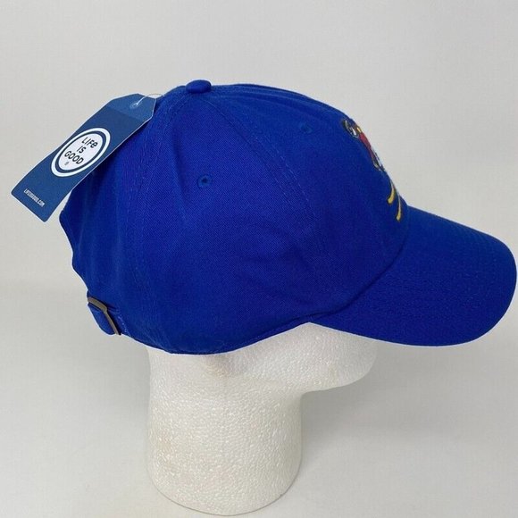 NWT Life Is Good Strapback Hat Cap‎ Ski Blue Golf - Picture 4 of 6
